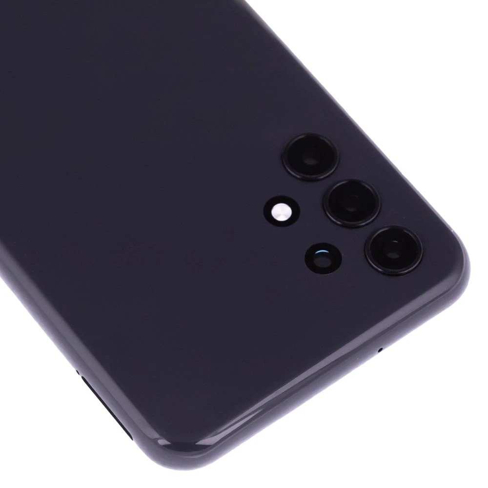 Задняя крышка для Samsung A135 Galaxy A13 (черный) (в сборе со стеклом камеры) фото №3