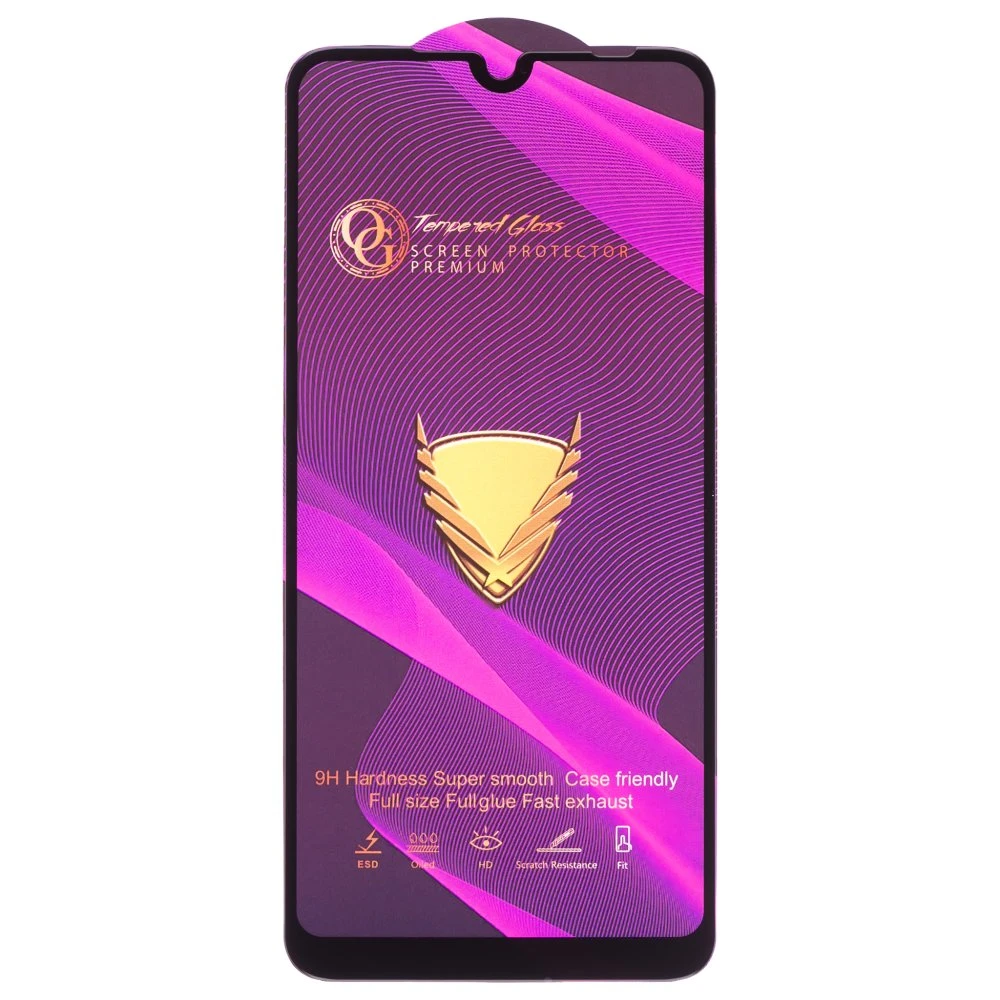 Защитное стекло OG Glass (3 в 1) для Xiaomi Redmi 14C 4G (2411DRN47C) / Poco C75 (2410FPCC5G) (черный)  фото №1