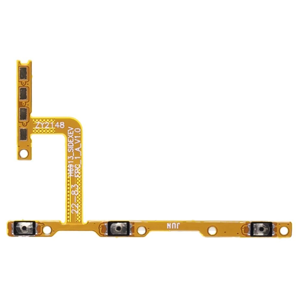 Шлейф для Tecno Spark 8P (KG7n) / Spark 8T (KG6p) с комп. (на кнопки громкости и кнопку включения) фото №1