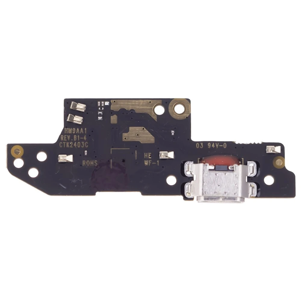 Нижняя плата для Xiaomi Redmi 9A (M2006C3LG) / Redmi 9C (M2006C3MG) / Redmi 10A (220233L2G) и др. с комп. + разъем зарядки + микрофон  фото №2