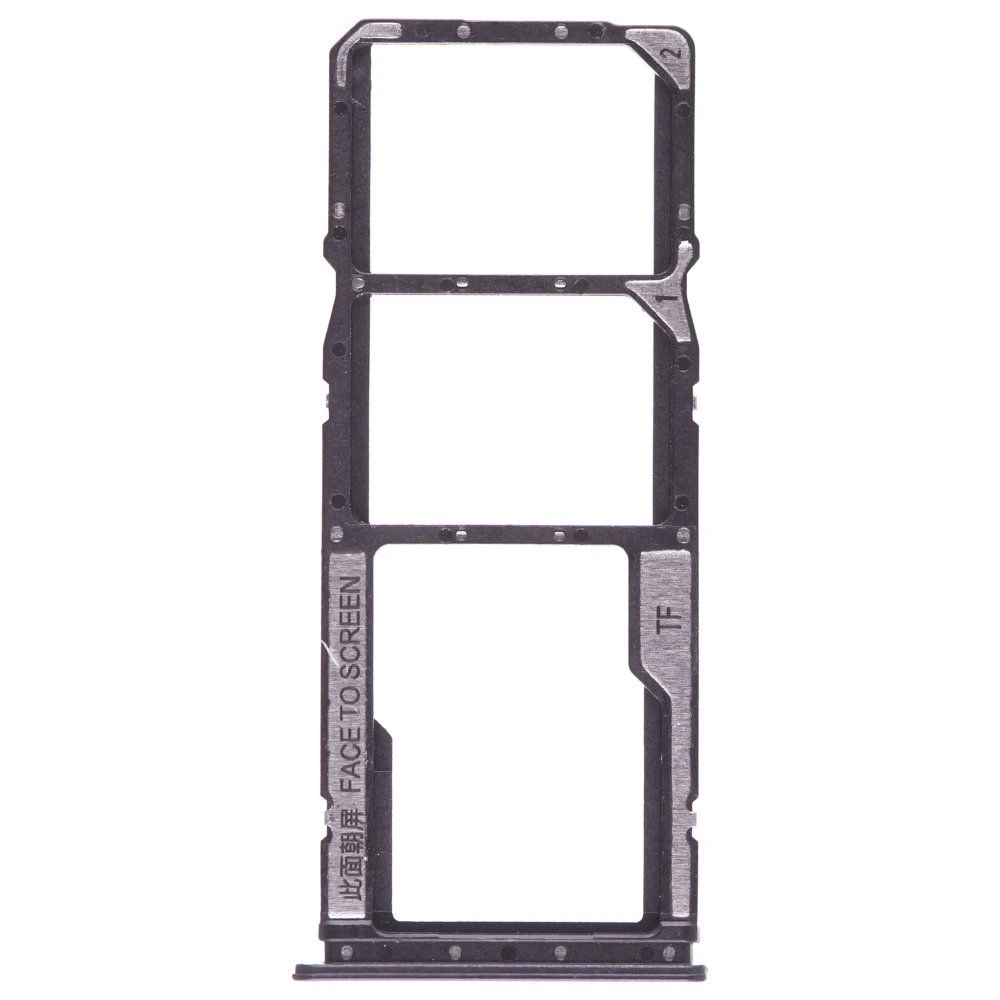 Держатель сим-карты для Xiaomi Poco M5 (22071219CG) (черный) фото №1
