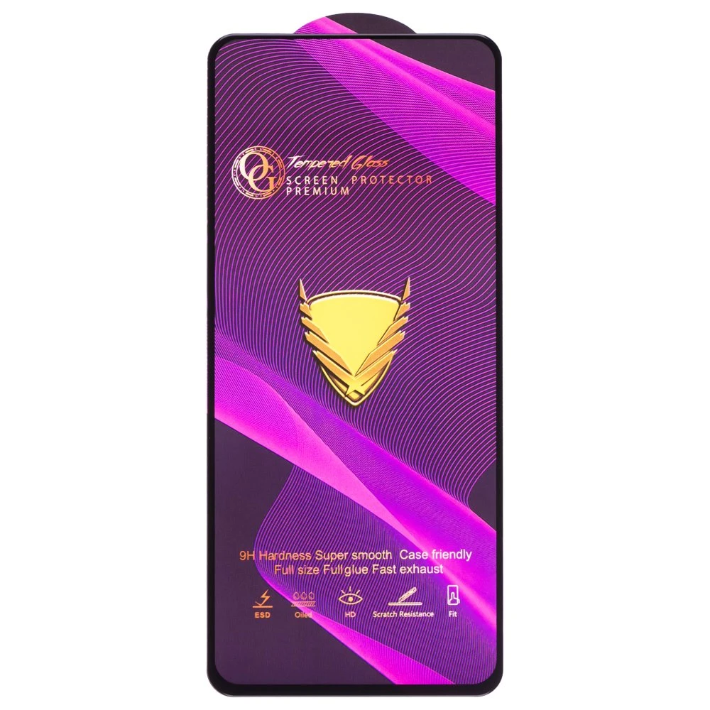 Защитное стекло OG Glass (3 в 1) для Infinix Note 40 (X6853) (черный) фото №1