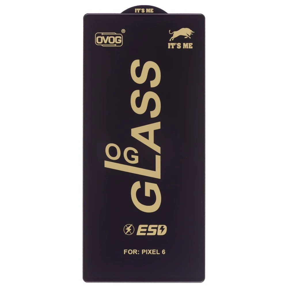 Защитное стекло OG Glass для Google Pixel 6 (GB7N6/G9S9B16/G9S9B/GR1YH) (черный) фото №1