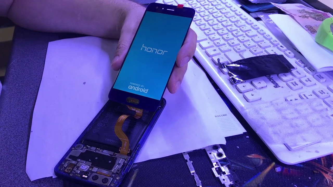 Поменять экран на huawei honor (хонор) 9 инструкция