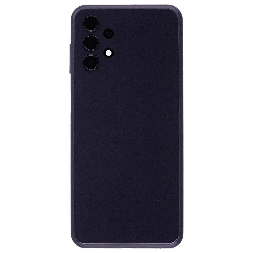 Задняя крышка для Samsung A135 Galaxy A13 (черный) (в сборе со стеклом камеры) фото №1