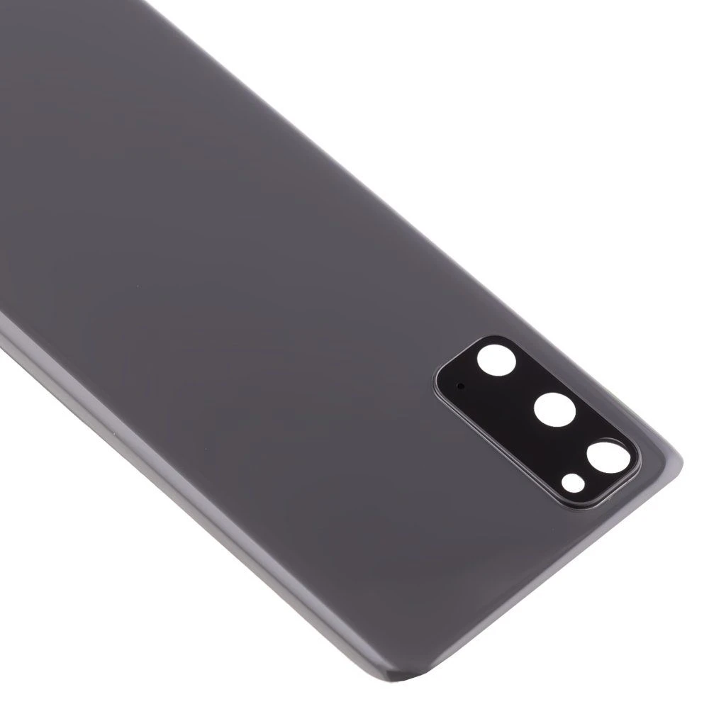Задняя крышка для Samsung G980 Galaxy S20 (серый) (в сборе со стеклом камеры) (ORIG100)  фото №3