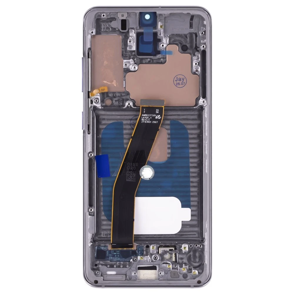 Дисплей для Samsung G980 Galaxy S20 + тачскрин (серый) (в рамке) (OLED) (Full Size) фото №2