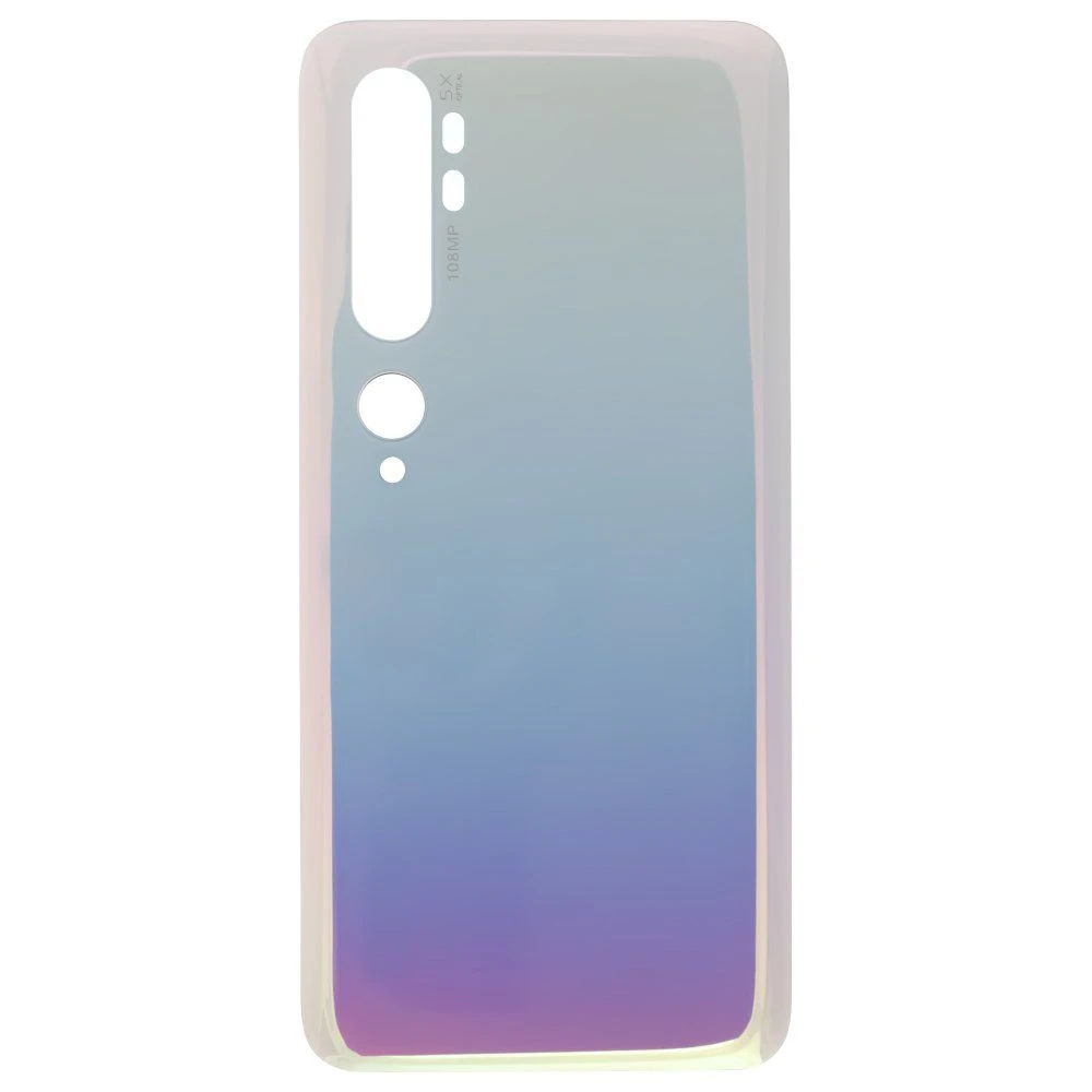 Задняя крышка для Xiaomi Mi Note 10 (M1910F4G) / Mi Note 10 Pro (M1910F4S) / Mi CC9 Pro (бело-голубой) фото №1