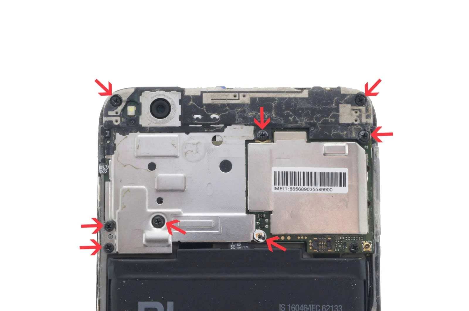 Xiaomi redmi note 4x замена дисплея, инструкция 4