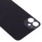 Задняя крышка для Apple iPhone 11 (черный) (с широким отверстием) (Premium) фото №3