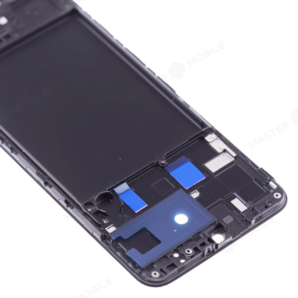 Рамка дисплея для Samsung A205 Galaxy A20 (черный) фото №3