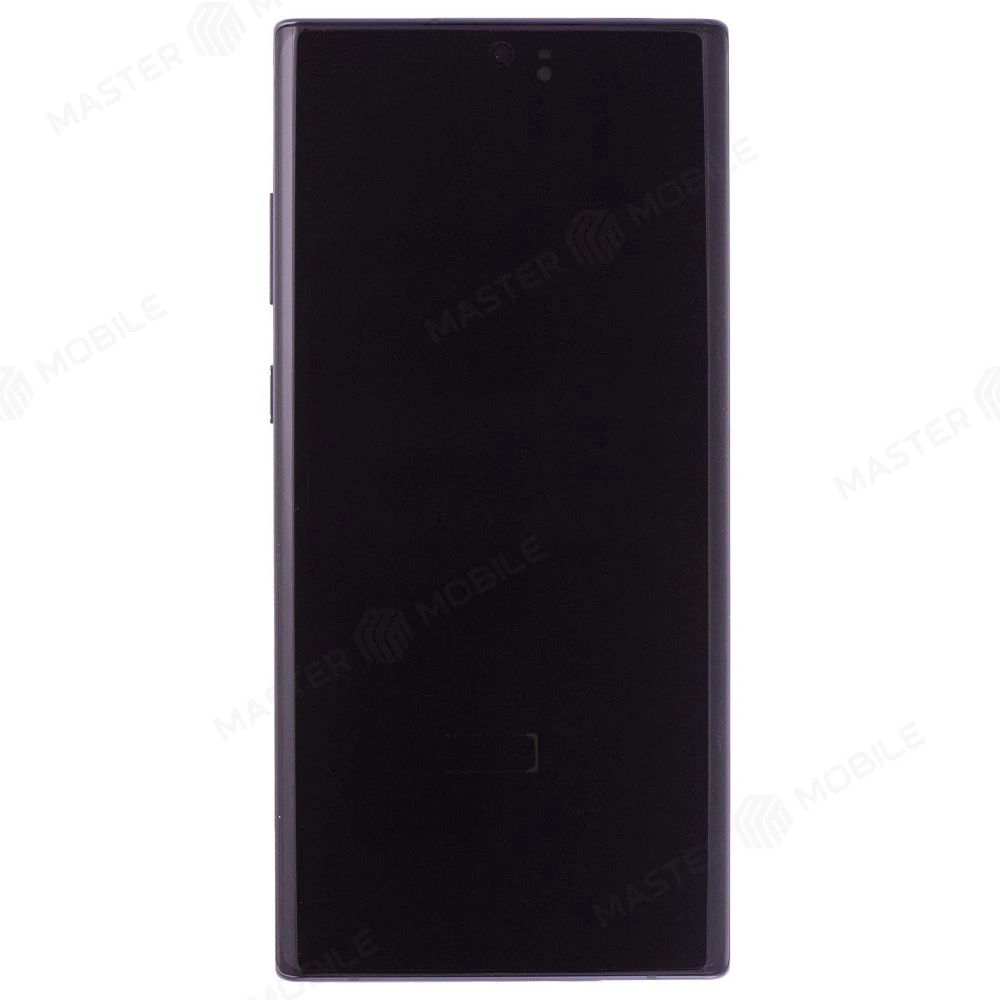 Дисплей для Samsung N975 Galaxy Note 10+ / N976 Galaxy Note 10+ 5G + тачскрин (черный) (в рамке) (ORIG100) (возможен дефект ЛКП) фото №1