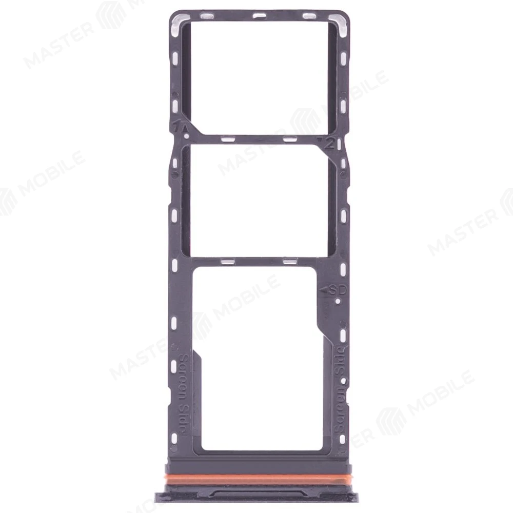 Держатель сим-карты для Infinix Smart 6 HD (X6512) (черный) фото №1