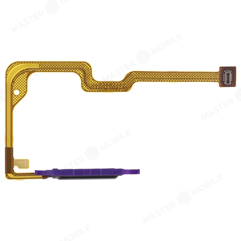 Шлейф для Huawei Honor X6a (WDY-LX1) с комп. + сканер отпечатка пальца (голубой) фото №2