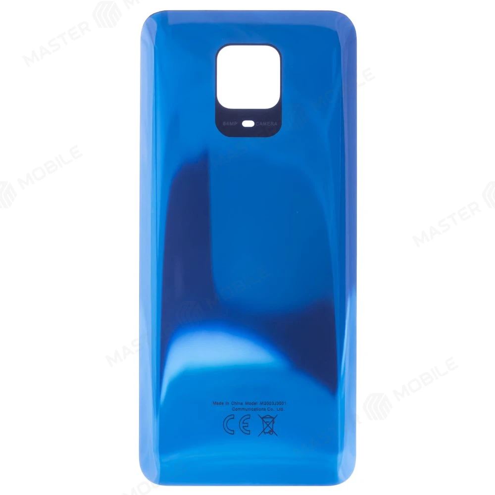 Задняя крышка для Xiaomi Redmi Note 9 Pro (M2003J6B2G) / Redmi Note 9S (M2003J6A1G) / Redmi Note 9 Pro Max (синий) фото №1