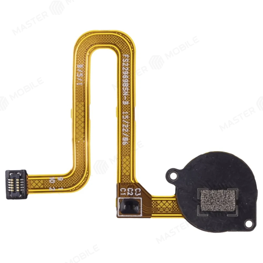 Шлейф для Xiaomi Redmi 10C (220333QNY) / Poco C40 (220333QPG) с комп. + сканер отпечатка пальца (черный)  фото №2