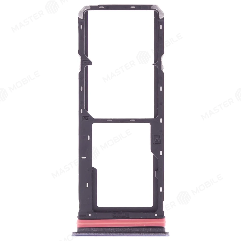 Держатель сим-карты для Vivo Y36 4G (V2247) (черный) фото №1