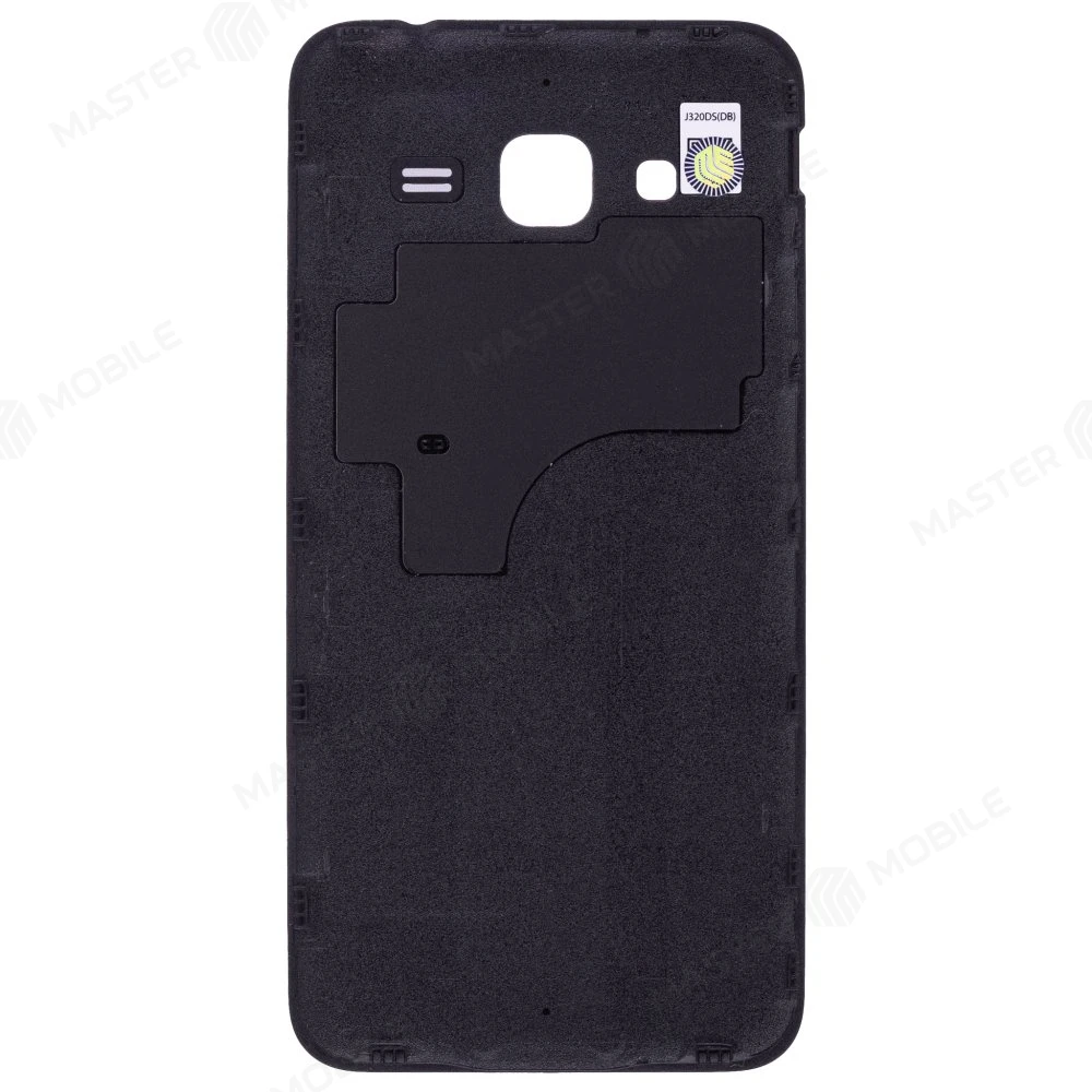 Задняя крышка для Samsung J320 Galaxy J3 (2016) (черный) фото №2