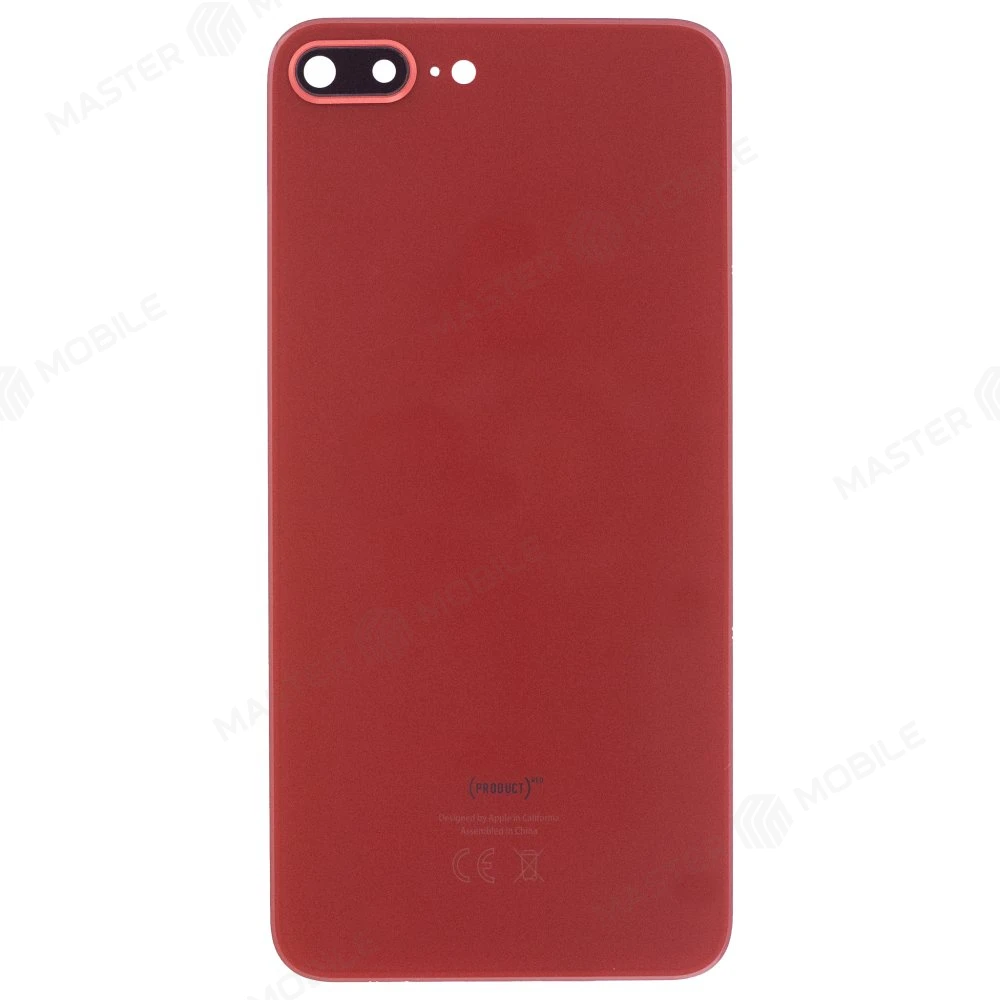 Задняя крышка для Apple iPhone 8 Plus (красный) (в сборе со стеклом камеры) (Premium) фото №1
