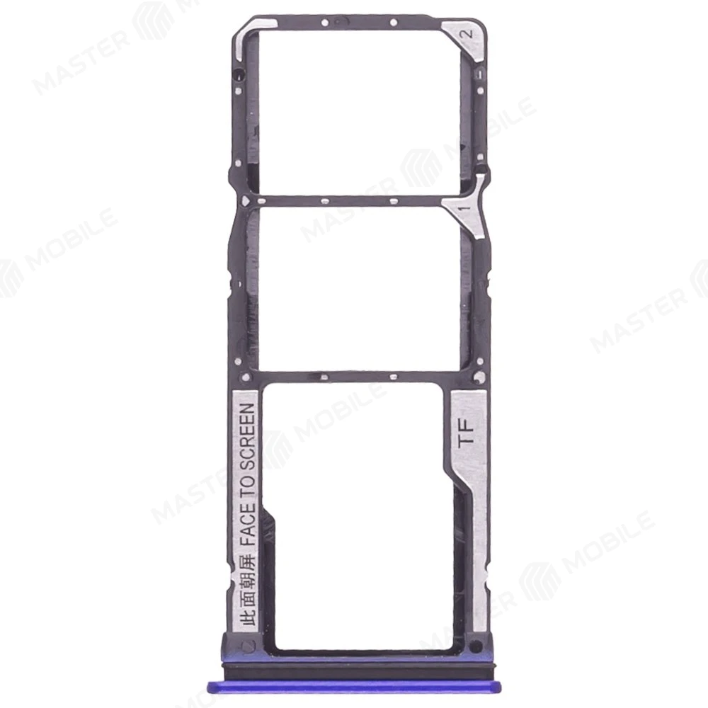 Держатель сим-карты для Xiaomi Redmi 7 (M1810F6LG) (синий)  фото №1