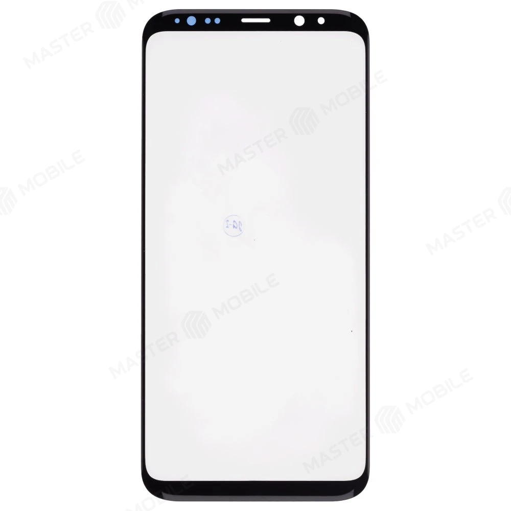 Стекло модуля для Samsung G955 Galaxy S8+ + OCA (черный)  фото №1