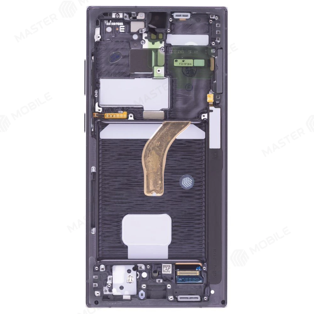 Дисплей для Samsung S908 Galaxy S22 Ultra + тачскрин (черный) (в рамке) (ORIG100) (SP) фото №2