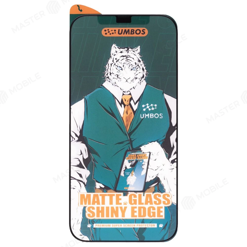 Защитное стекло для Apple iPhone 12 / iPhone 12 Pro (матовый) (черный) фото №1