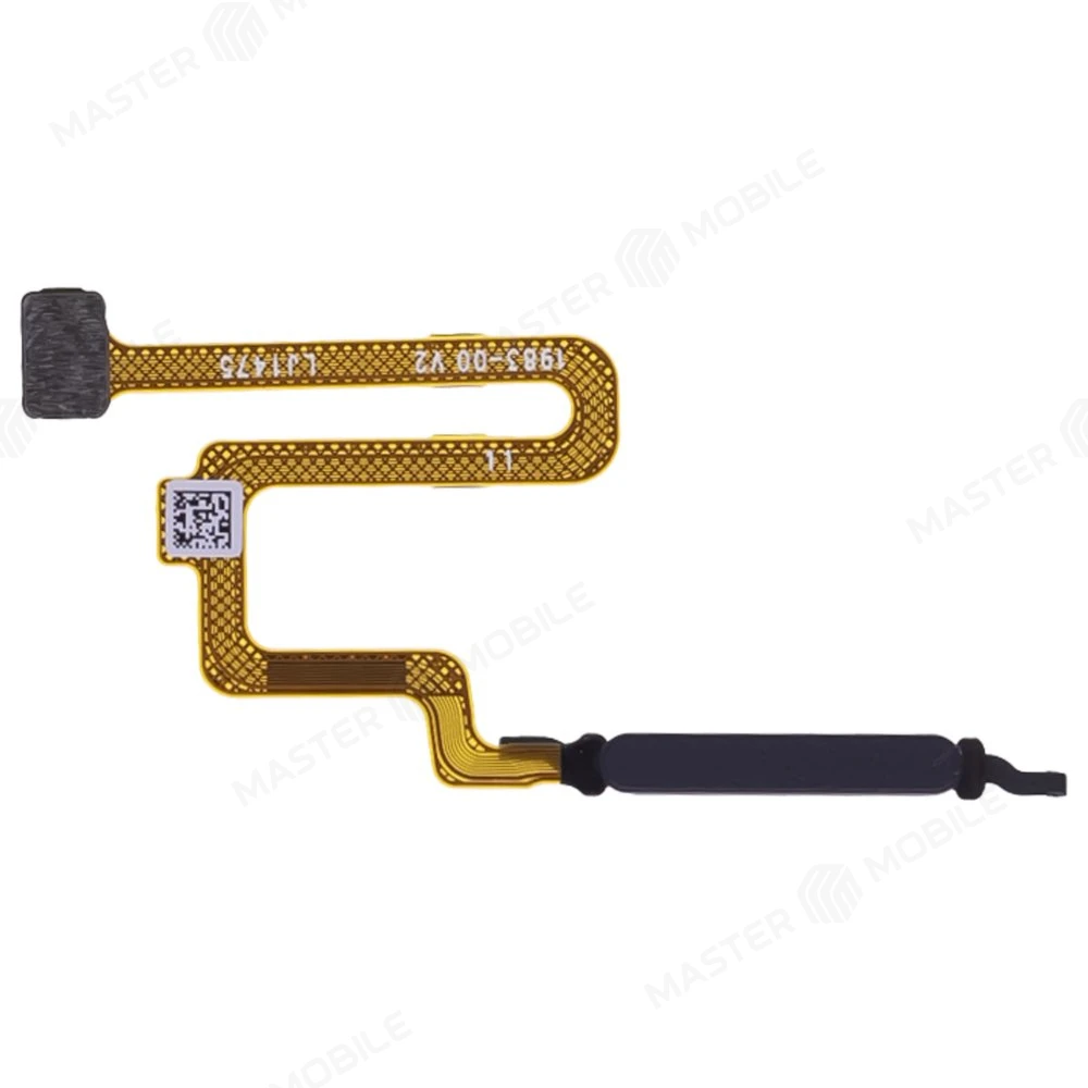 Шлейф для Xiaomi Redmi Note 12 Pro 4G (2209116AG) с комп. + сканер отпечатка пальца (черный)  фото №1