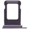 Держатель сим-карты для Apple iPhone 15 Pro / iPhone 15 Pro Max (черный) фото №1