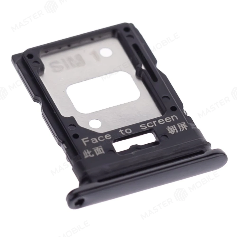 Держатель сим-карты для Xiaomi Mi 11 Lite (M2101K9AG) (черный)  фото №3