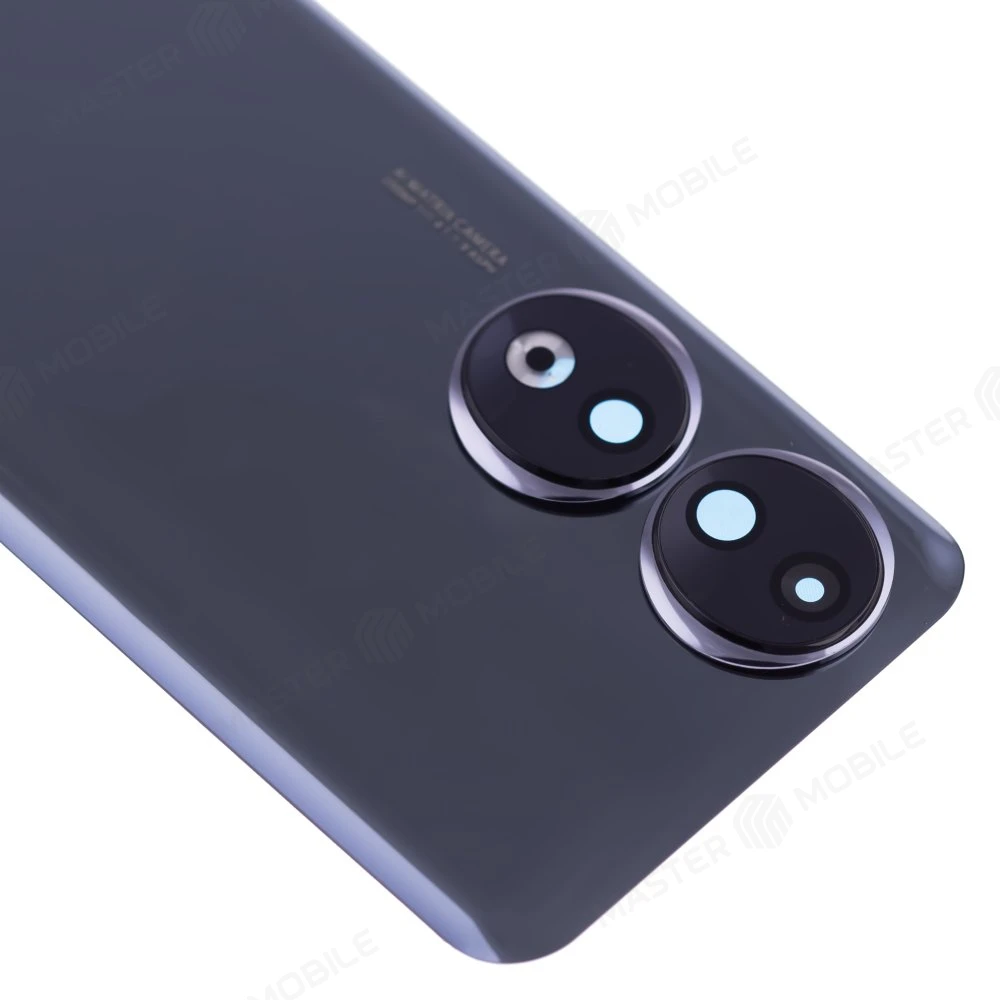 Задняя крышка для Huawei Honor 90 (REA-NX9) (черный) (в сборе со стеклом камеры) фото №3