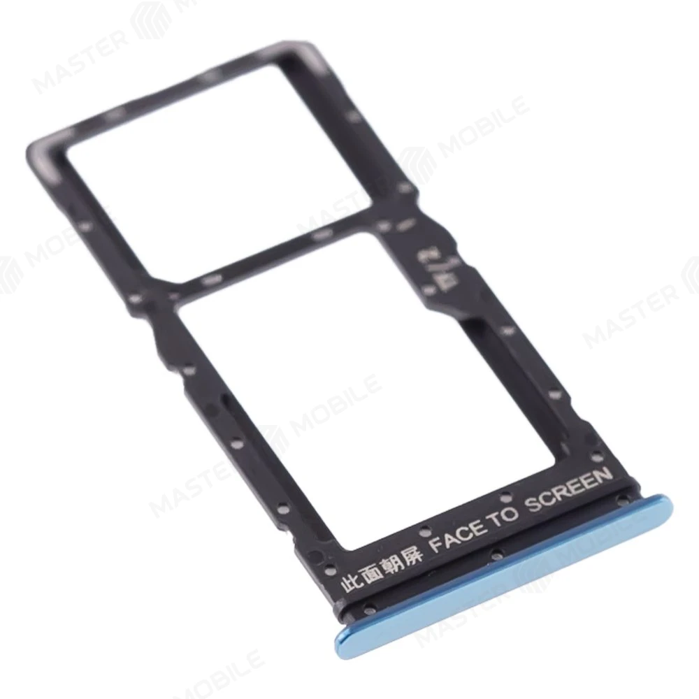 Держатель сим-карты для Xiaomi Poco M4 Pro 5G (21091116AG) (синий) фото №3