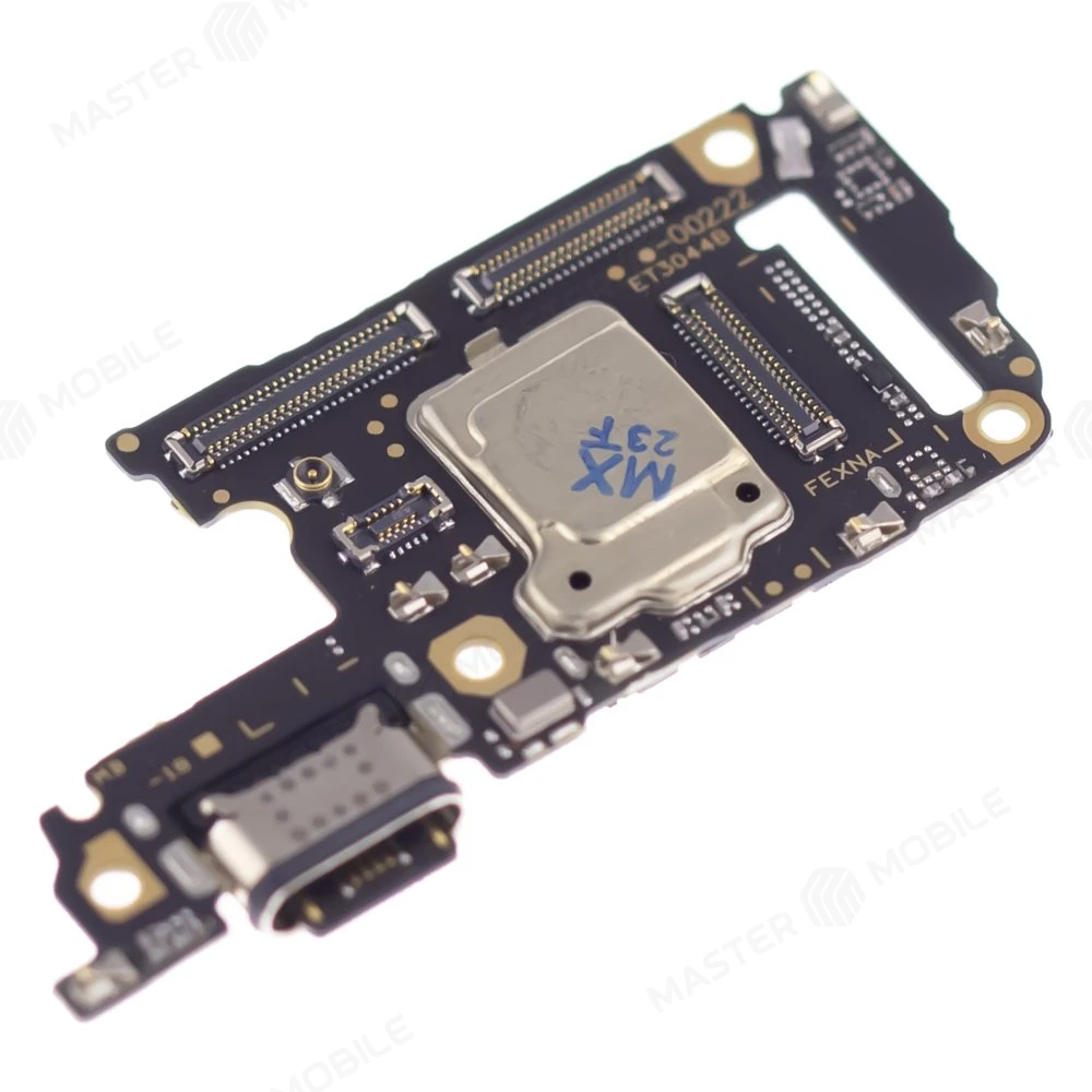 Нижняя плата для Vivo V21e (V2061) с комп. + разъем зарядки + микрофон + разъем SIM (ORIG100) фото №3