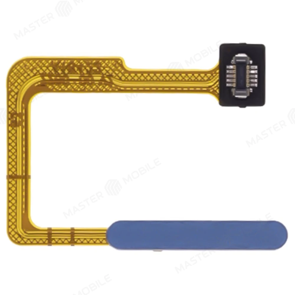 Шлейф для Xiaomi Poco F5 (23049PCD8G) / Redmi Note 12 Turbo (23049RAD8C) с комп. + сканер отпечатка пальца (кнопка включения) (синий)  фото №1