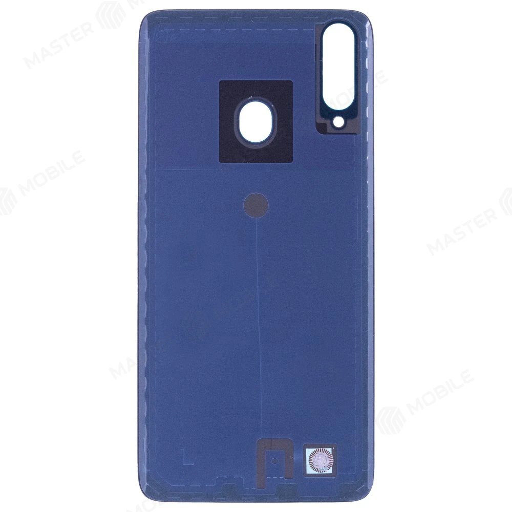 Задняя крышка для Samsung A207 Galaxy A20s (синий) фото №2