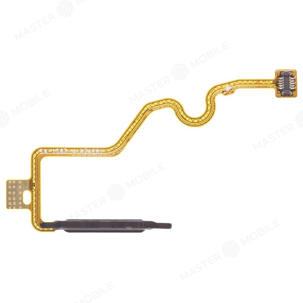 Шлейф для Tecno Spark 40 (KM5) с комп. + сканер отпечатка пальца (черный) фото №2