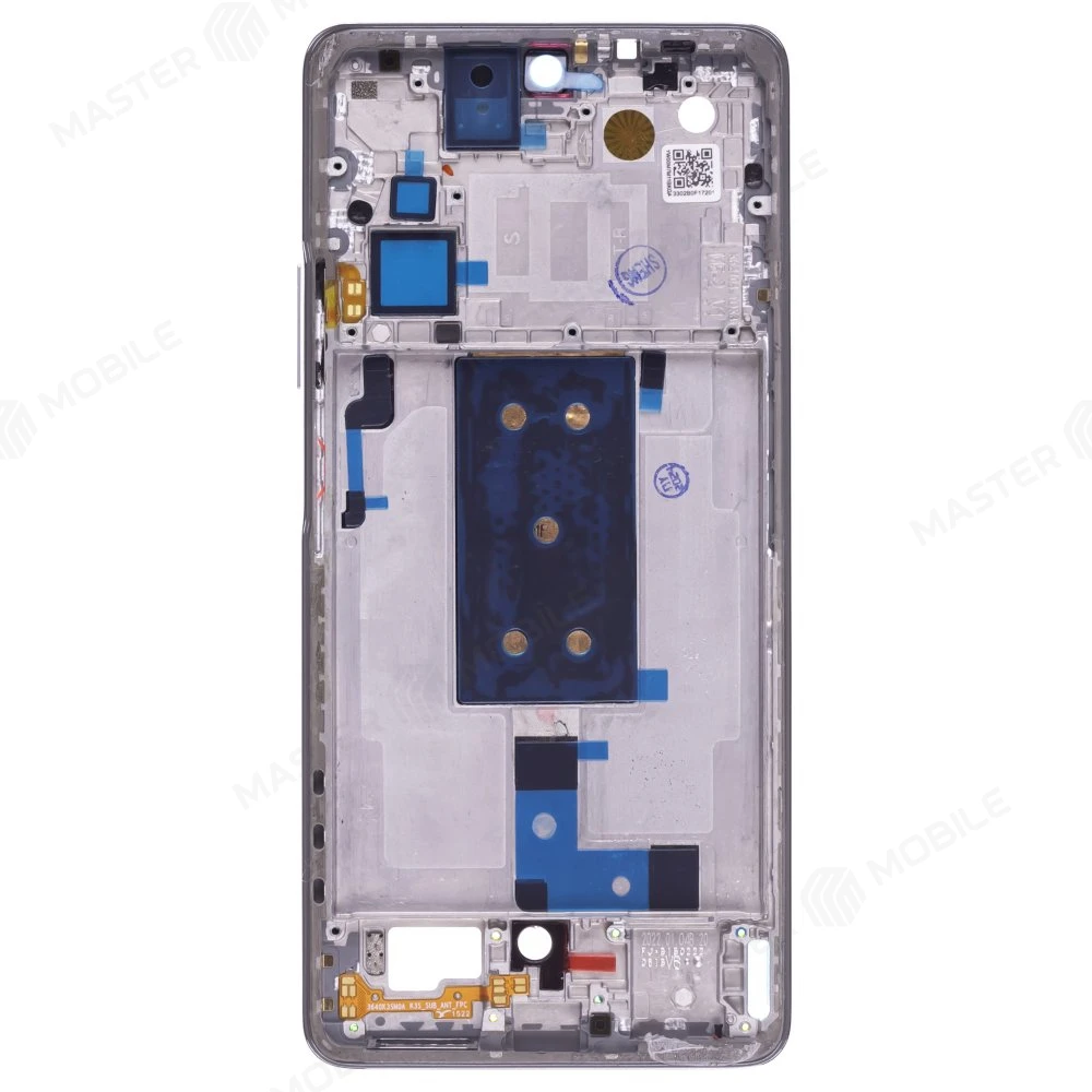 Рамка дисплея для Xiaomi 11T (21081111RG) / 11T Pro (2107113SG) (серебристый) фото №2