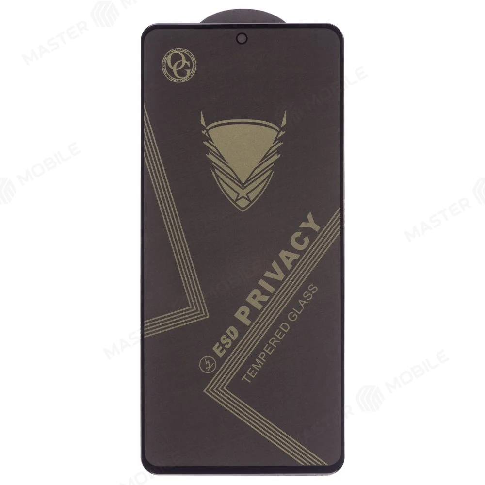 Защитное стекло OG Glass для Samsung A525 Galaxy A52 / A536 Galaxy A53 5G / M317 Galaxy M31s / G780 Galaxy S20 FE и др. (антишпион) (черный) 