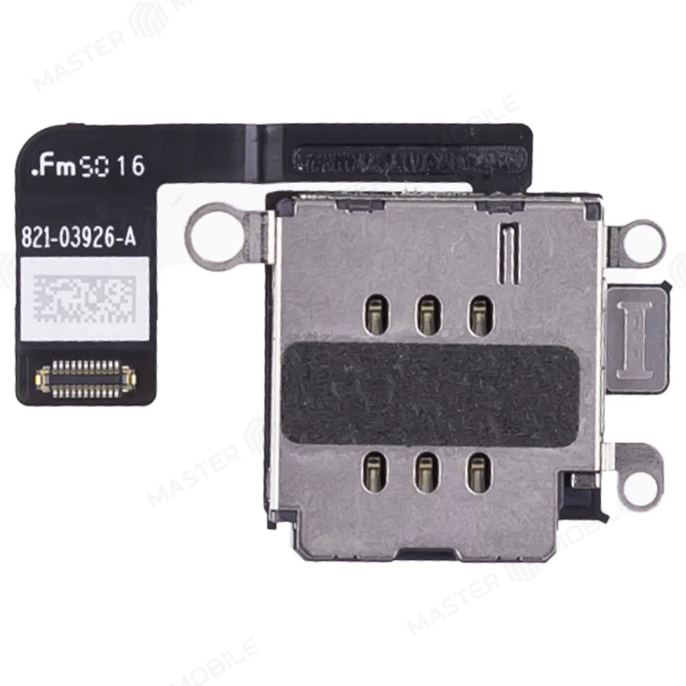 Шлейф для Apple iPhone 14 / iPhone 14 Plus / iPhone 16E с комп. + разъем SIM (1 SIM Version) (ORIG100) фото №1