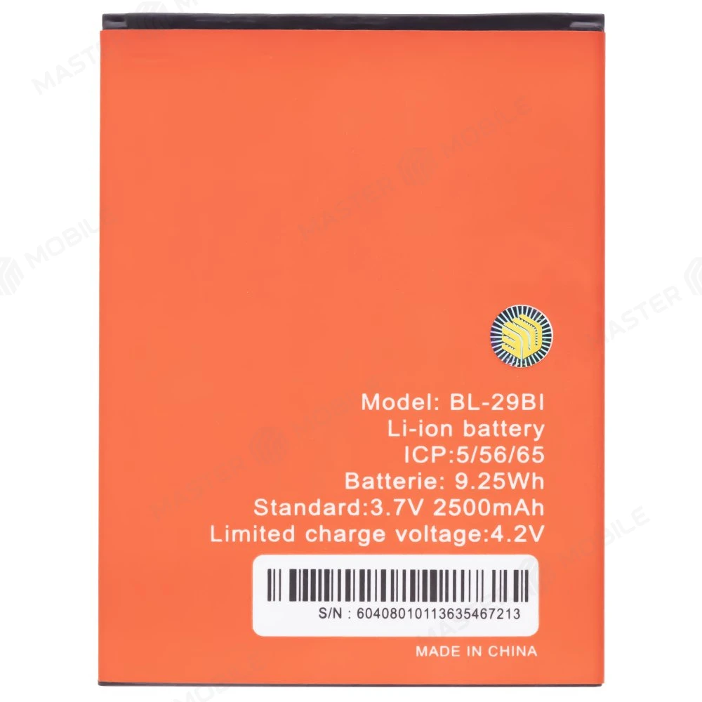 Аккумулятор для Itel A48 (L6006) (BL-29BI) фото №1