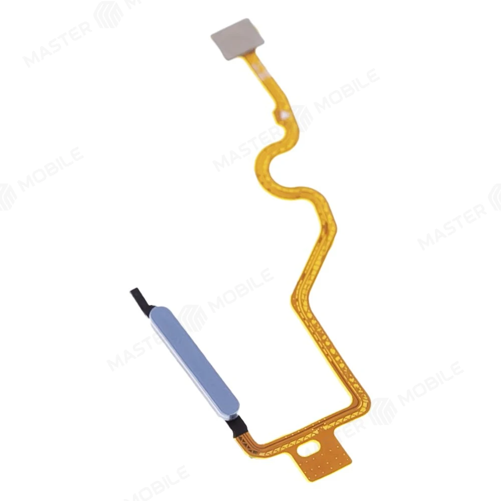 Шлейф для Tecno Spark 20 (KJ5) с комп. + сканер отпечатка пальца (голубой) фото №3