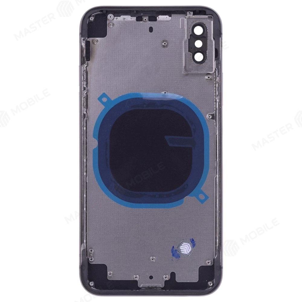 Корпус для Apple iPhone X (серый) (Premium) фото №2