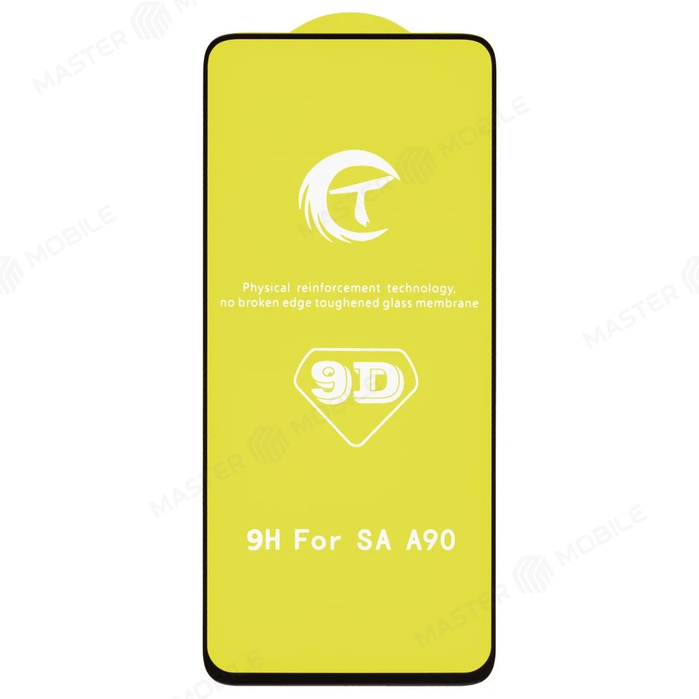 Защитное стекло OG Glass (3 в 1) для Samsung A805 Galaxy A80 / A905 Galaxy A90 (черный) фото №1