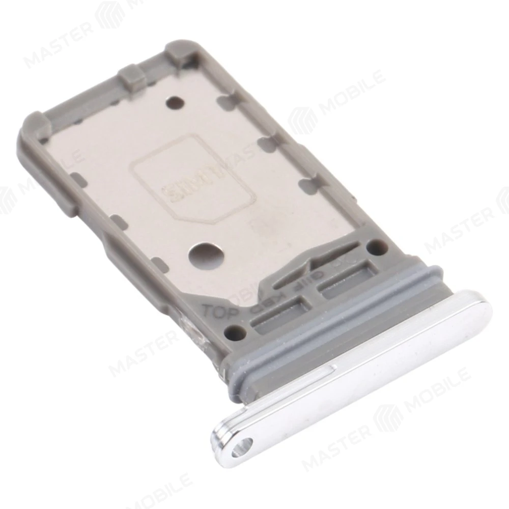 Держатель сим-карты для Samsung G991 Galaxy S21 / G996 Galaxy S21+ / G998 Galaxy S21 Ultra (серебристый) фото №3