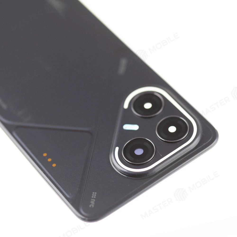 Задняя крышка для Tecno Pova 7 5G (LJ7) (черный) (в сборе со стеклом камеры) фото №3