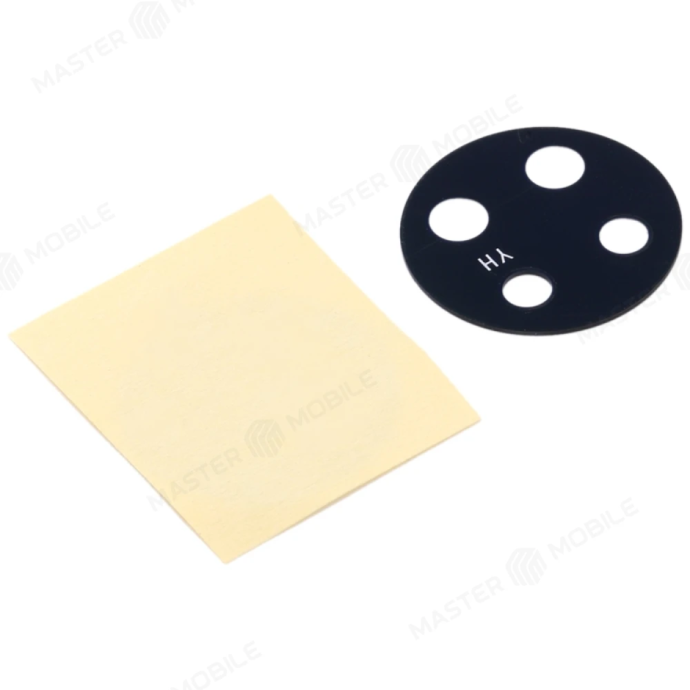 Стекло задней камеры для Nokia 6.2 (TA-1198) (без рамки) (черный) фото №2