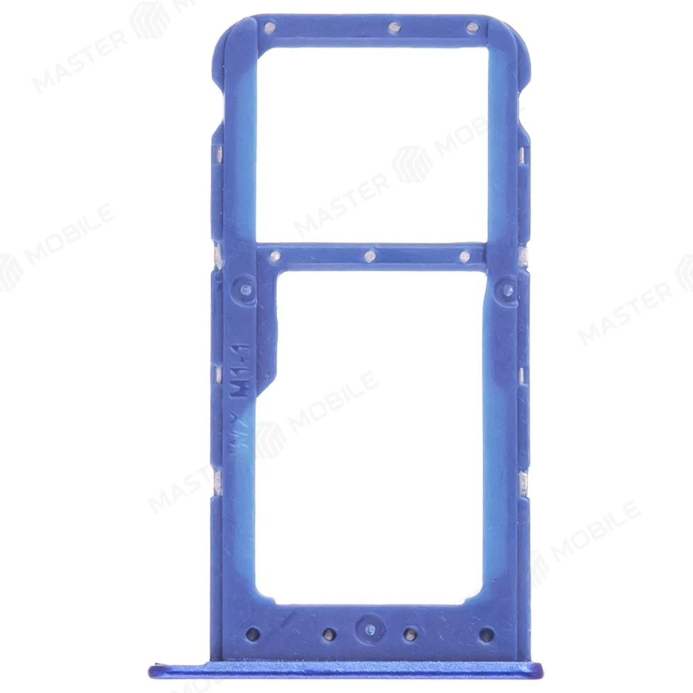 Держатель сим-карты для Huawei Honor 9 Lite (LLD-L31) (синий) фото №2