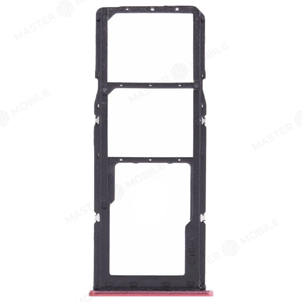 Держатель сим-карты для Samsung A217 Galaxy A21s (красный) фото №2