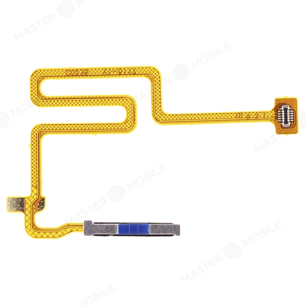 Шлейф для Realme 9i (RMX3491) с комп. + сканер отпечатка пальца (синий)  фото №2