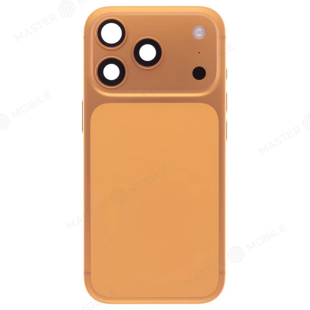 Корпус для Apple iPhone 17 Pro (SIM + eSIM) (оранжевый) (в сборе) (ORIG100) (Снятый) (возможен дефект ЛКП) фото №1